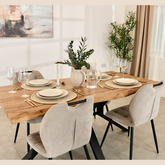 Siena Oak Dining Table