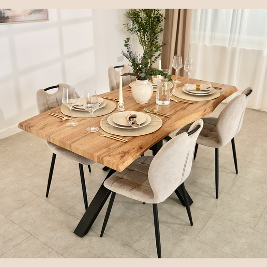 Siena Oak Dining Table