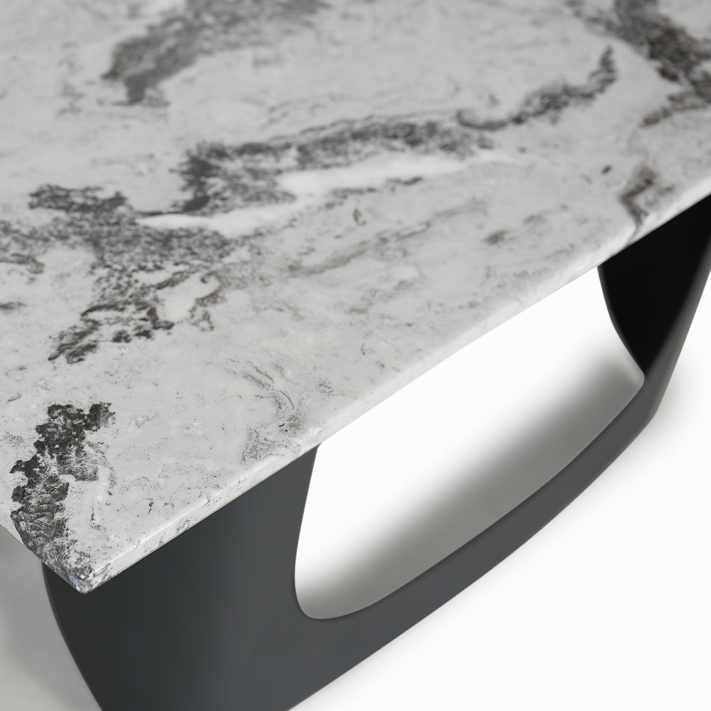 Valen Grey Marble Dining Table