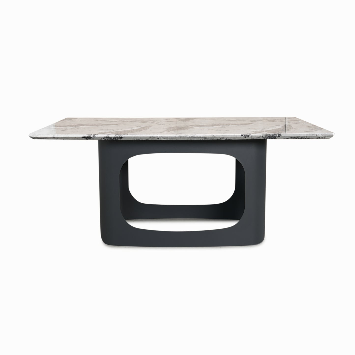 Valen Grey Marble Dining Table