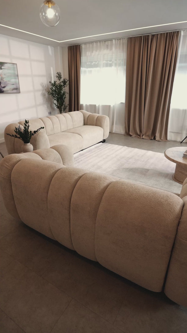 cream alba sofa video
