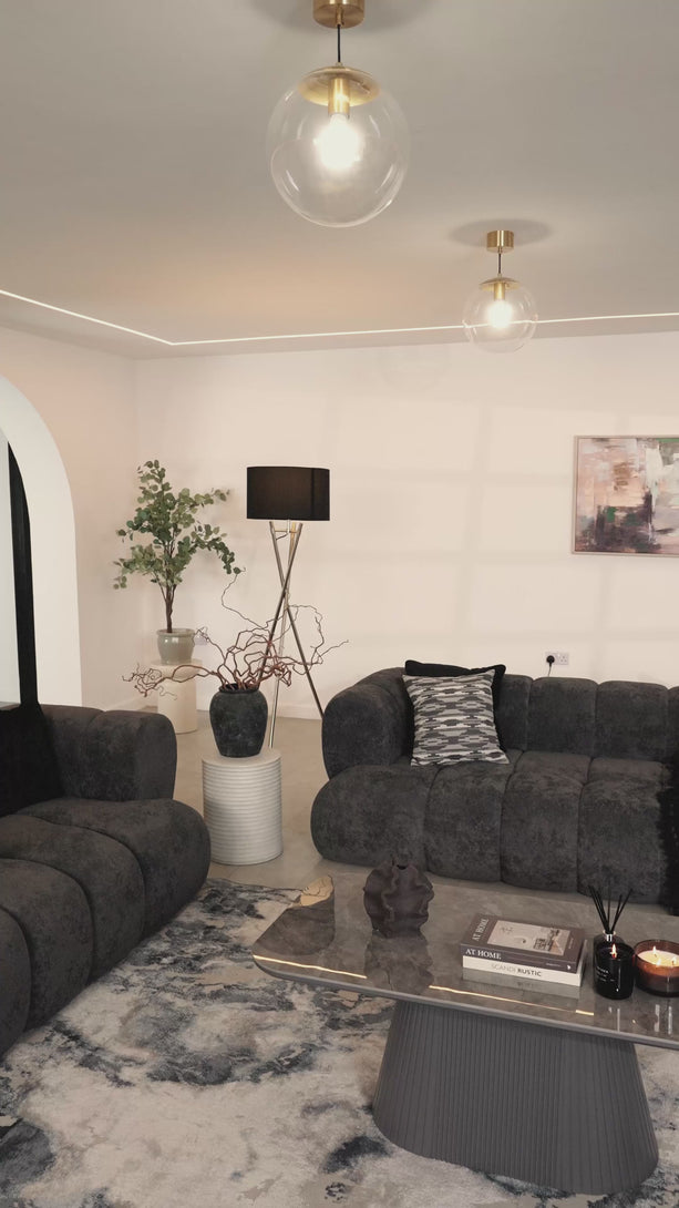 luno charcoal sofa video